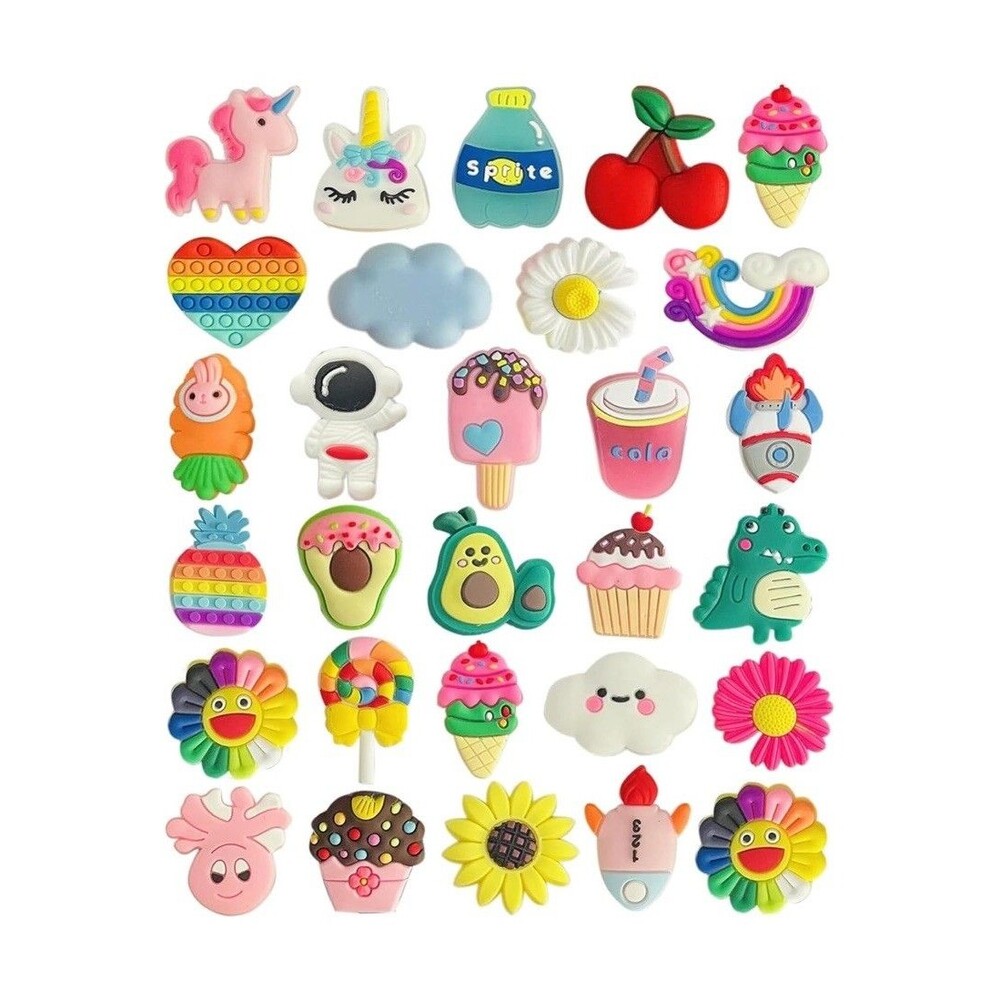 Mr. Pen- Charms, 30 Pcs, Unisex, Decoration Charms for Bracelet, Jackets, Purse